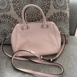 Kate Spade Light Pink Satchel with Gold Accents